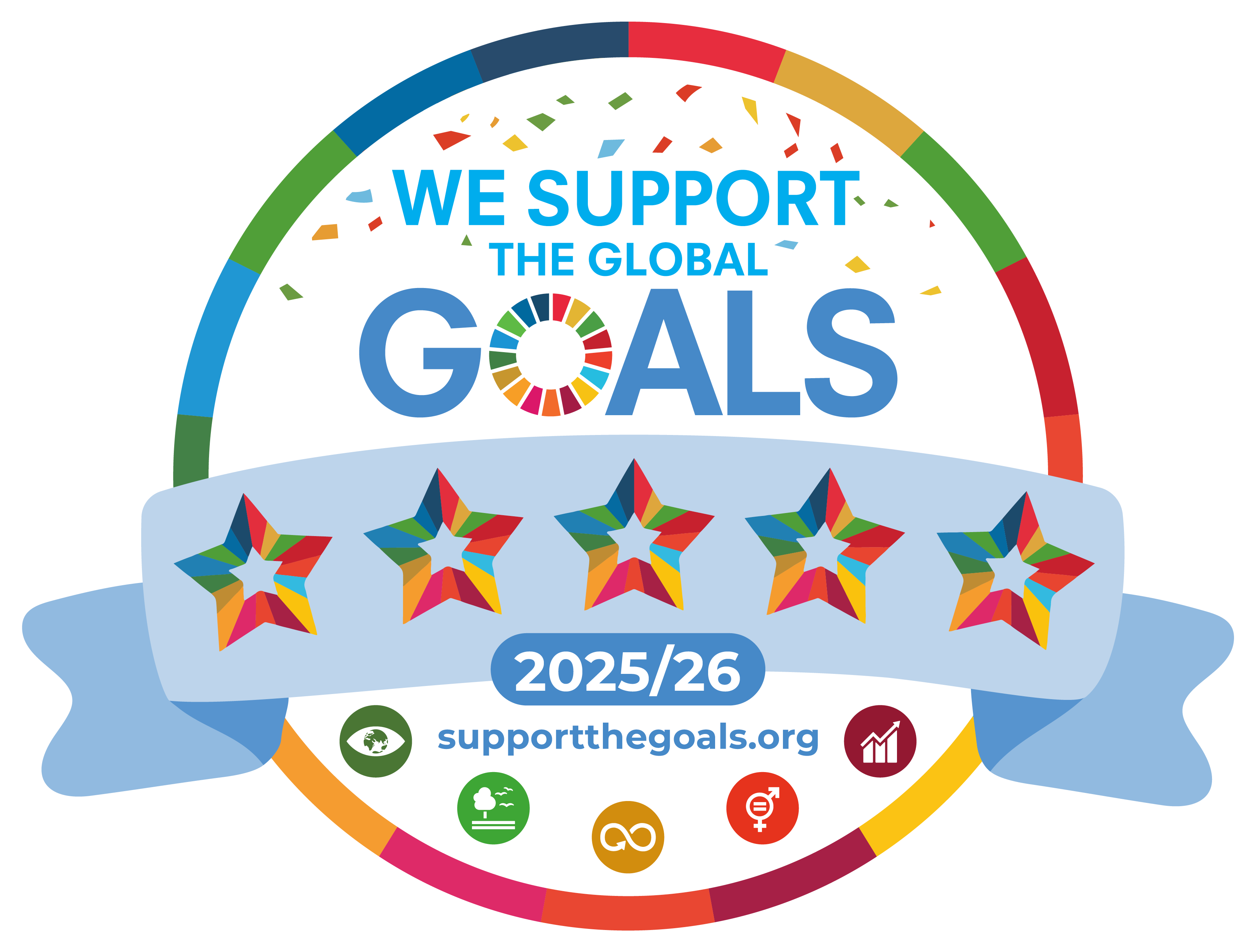 Support the Goals 5 stars